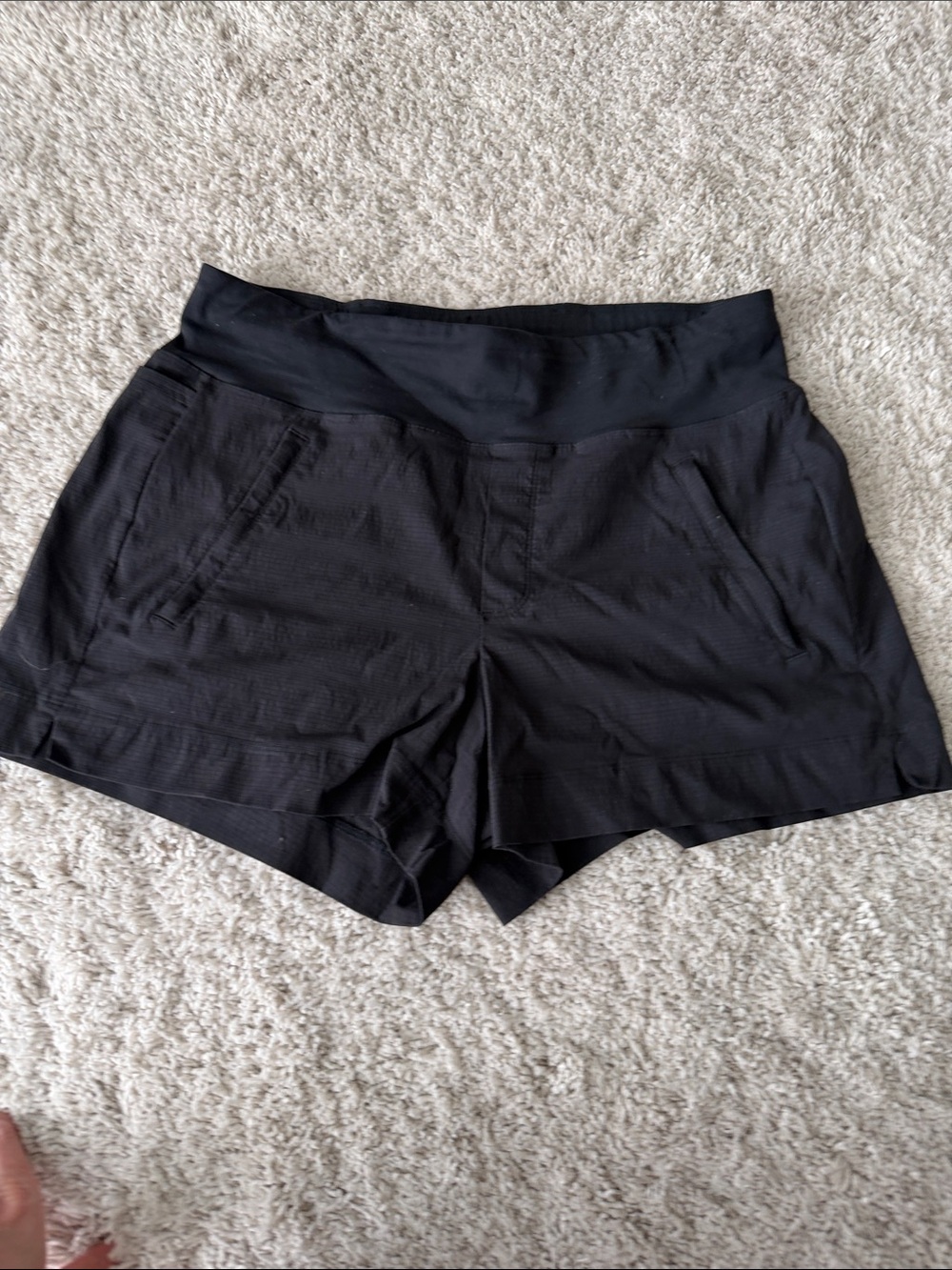 Athleta Black Women's “Trekkie”  Shorts with Wide Waistband